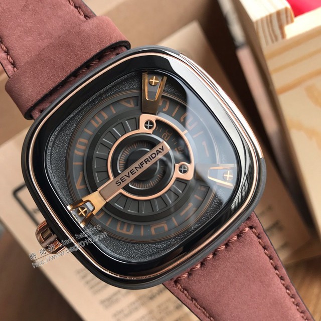 Sevenfriday自動機械男表 型號M2-2 七個星期五休閒高端男表  gjs2059